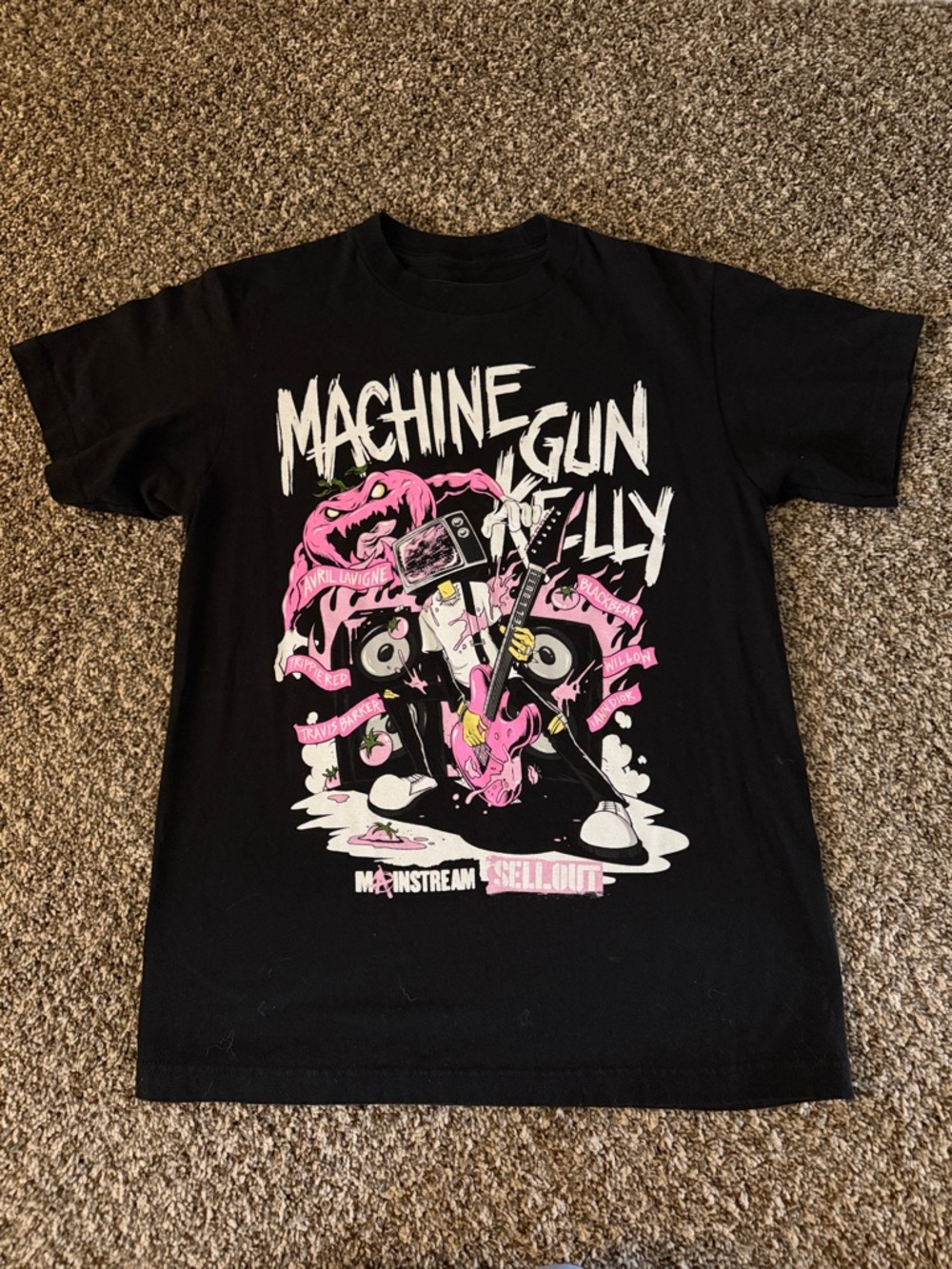 Machine Gun Kelly Black Graphic Short Sleeve Tee